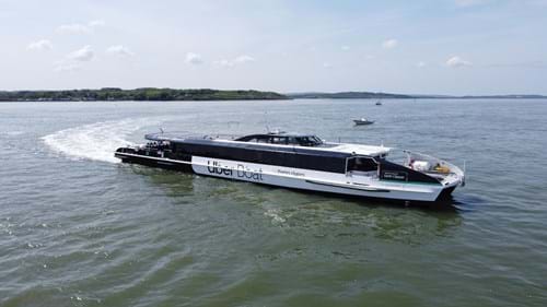 Earth Clipper sea trials at the Isle of Wight